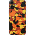 Orange Camo iPhone 16 Plus Skin